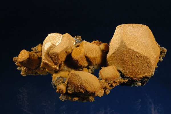 Sphalerite and Siderite epimorph after Calcite. Broken Hill Mine, Aggenys